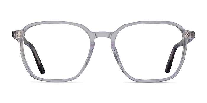 Ashby Clear Floral Acetate Eyeglass Frames from EyeBuyDirect