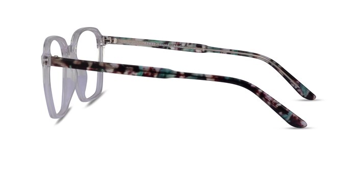 Ashby Clear Floral Acetate Eyeglass Frames from EyeBuyDirect