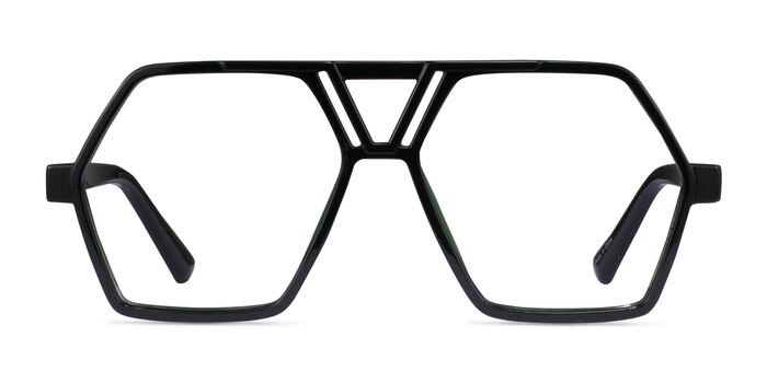 Chalton Vert Plastique Montures de lunettes de vue d'EyeBuyDirect