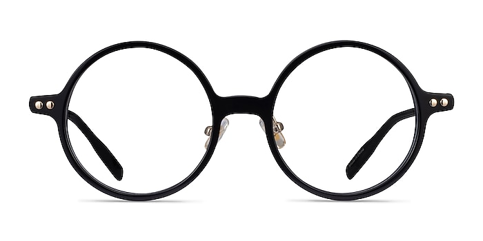 Greenwich Black Acetate Eyeglass Frames from EyeBuyDirect