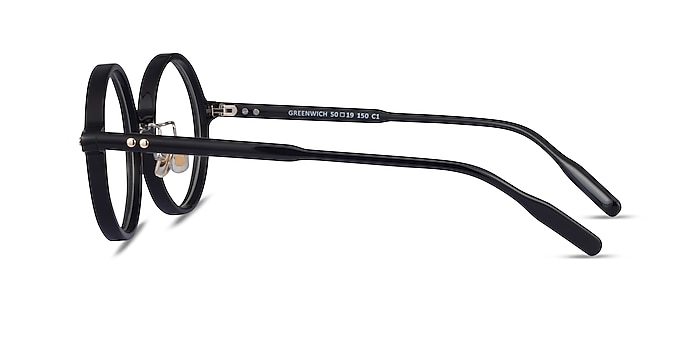 Greenwich Noir Acétate Montures de lunettes de vue d'EyeBuyDirect