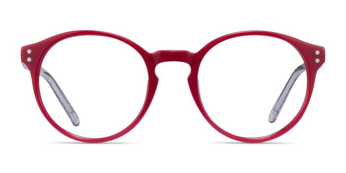 Enjoy Burgundy Acétate Montures de lunettes de vue d'EyeBuyDirect