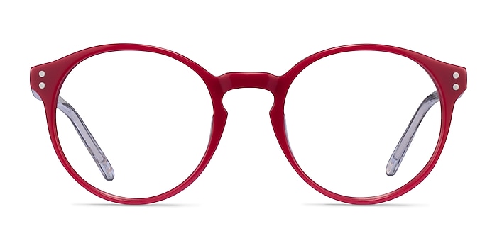 Enjoy Burgundy Acetate Eyeglass Frames from EyeBuyDirect