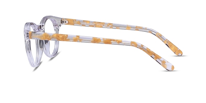 Luminary Clear Yellow Acétate Montures de lunettes de vue d'EyeBuyDirect