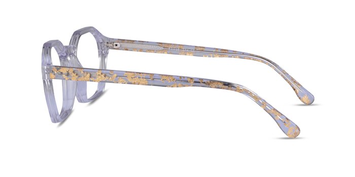Famous Clear Gold Acétate Montures de lunettes de vue d'EyeBuyDirect