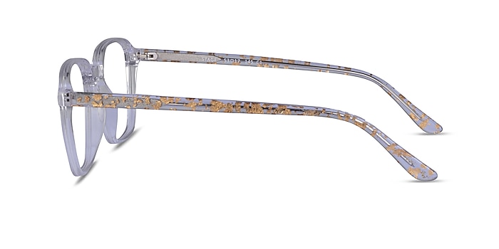 Stage Clear Gold Acétate Montures de lunettes de vue d'EyeBuyDirect
