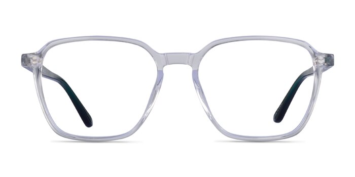 Stage Clear Teal Acétate Montures de lunettes de vue d'EyeBuyDirect