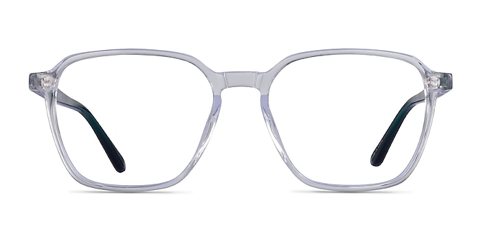 Stage Clear Teal Acétate Montures de lunettes de vue d'EyeBuyDirect