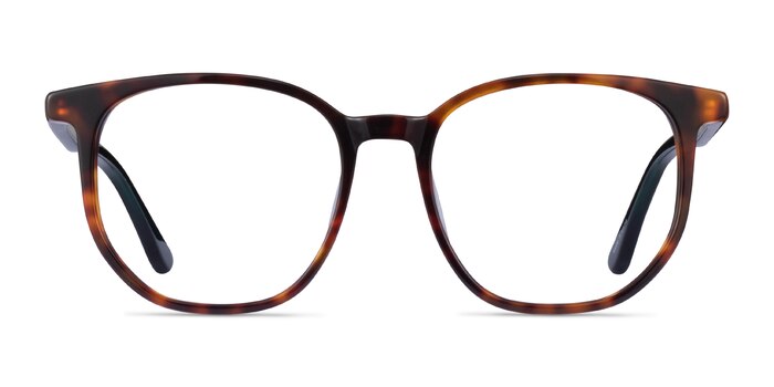 Observation Tortoise Dark Green Acetate Eyeglass Frames from EyeBuyDirect