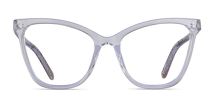 Mind Clear Gold Acetate Eyeglass Frames from EyeBuyDirect