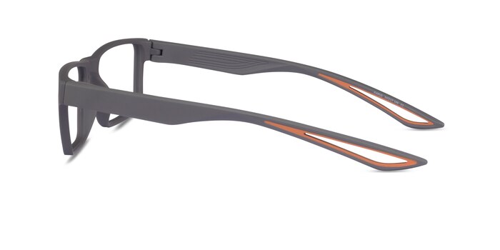 Icarus Matte Gray Plastique Montures de lunettes de vue d'EyeBuyDirect