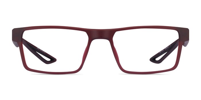 Icarus Matte Red Plastic Eyeglass Frames from EyeBuyDirect