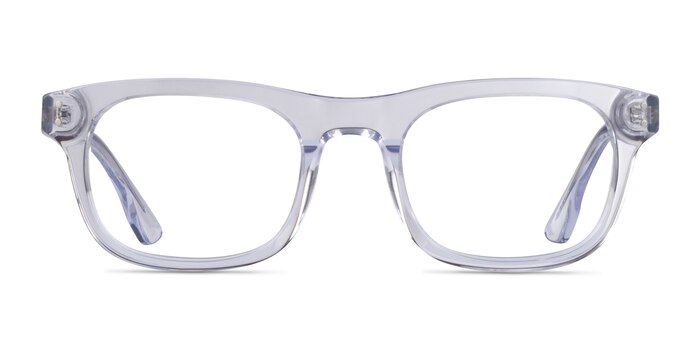 Smoky Rectangle Clear Full Rim Eyeglasses | Eyebuydirect