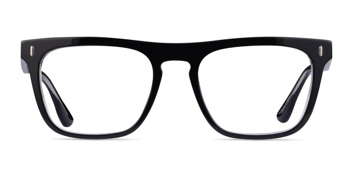 Canteen Black Clear Acétate Montures de lunettes de vue d'EyeBuyDirect