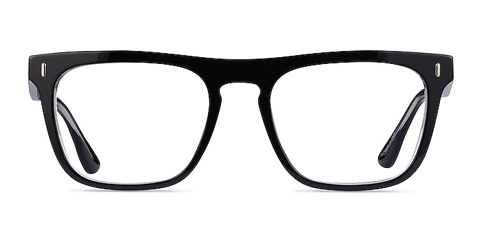 Canteen Black Clear Acétate Montures de lunettes de vue d'EyeBuyDirect