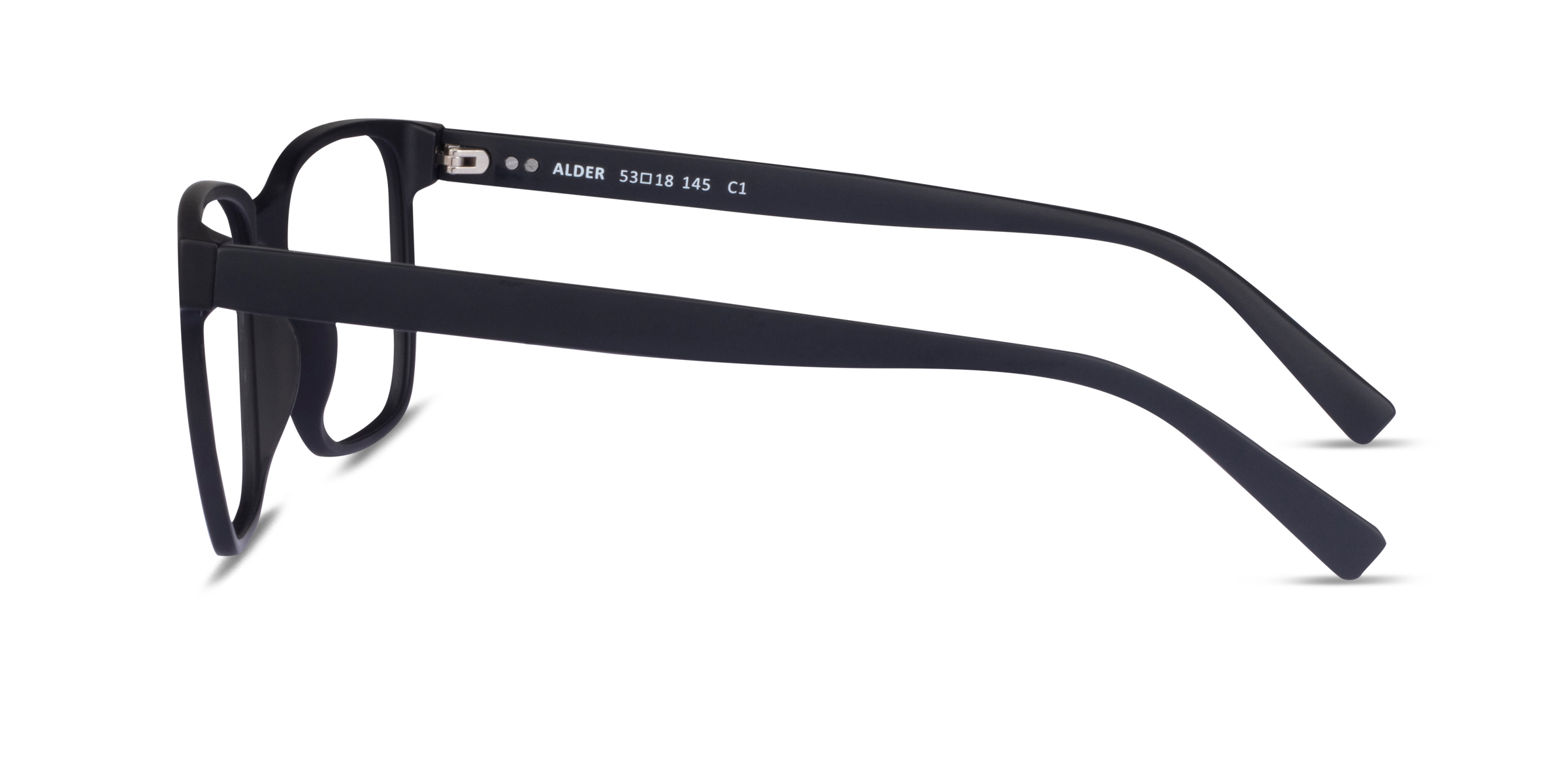 Alder Square Matte Black Glasses for Men | Eyebuydirect