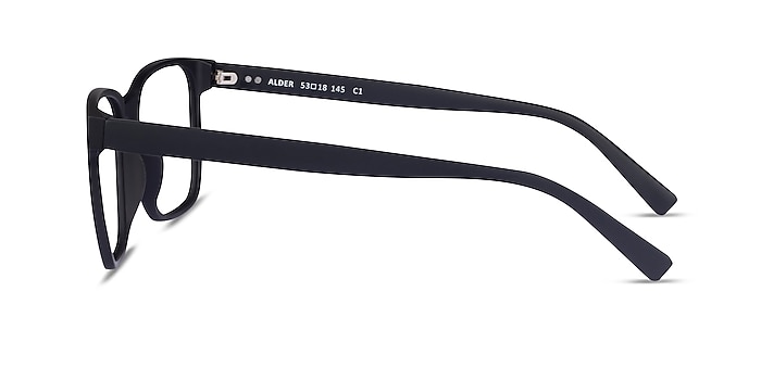 Alder Matte Black Eco-friendly Eyeglass Frames from EyeBuyDirect