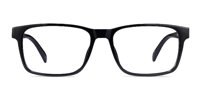 Beech Black Plastic Eyeglass Frames from EyeBuyDirect