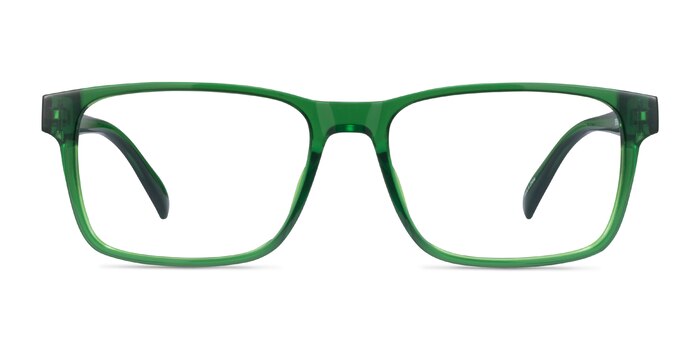 Beech Clear Green Eco-friendly Eyeglass Frames from EyeBuyDirect