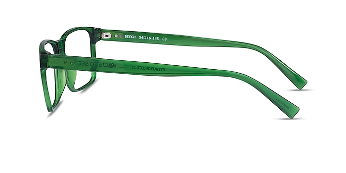 Beech Clear Green Plastic Eyeglass Frames from EyeBuyDirect