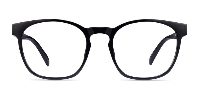 Oakwood Black Eco-friendly Eyeglass Frames from EyeBuyDirect