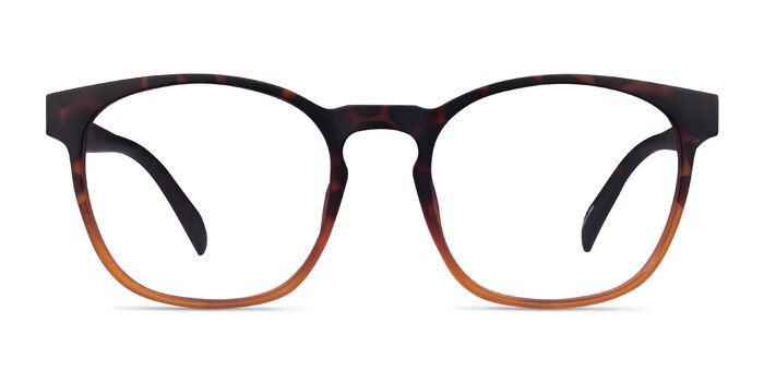 Oakwood Matte Tortoise Brown Éco-responsable Montures de lunettes de vue d'EyeBuyDirect