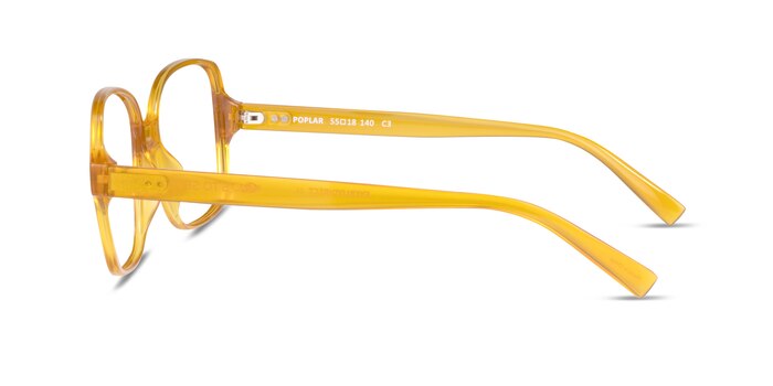 Poplar Clear Yellow Eco-friendly Eyeglass Frames from EyeBuyDirect
