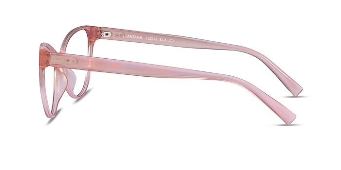 Lantana Clear Nude Plastic Eyeglass Frames from EyeBuyDirect