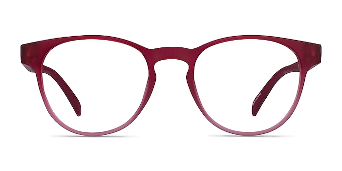 Osier Matte Red Plastic Eyeglass Frames from EyeBuyDirect