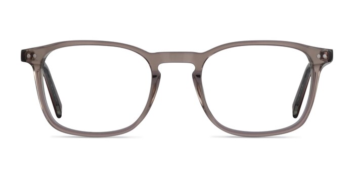 Holley Clear Brown Acétate Montures de lunettes de vue d'EyeBuyDirect