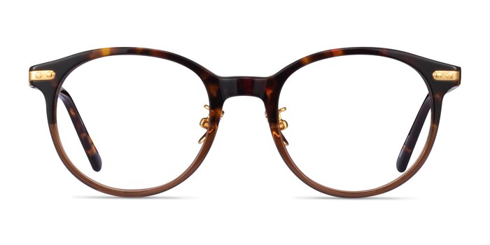 Dotti Tortoise Gold Acétate Montures de lunettes de vue d'EyeBuyDirect