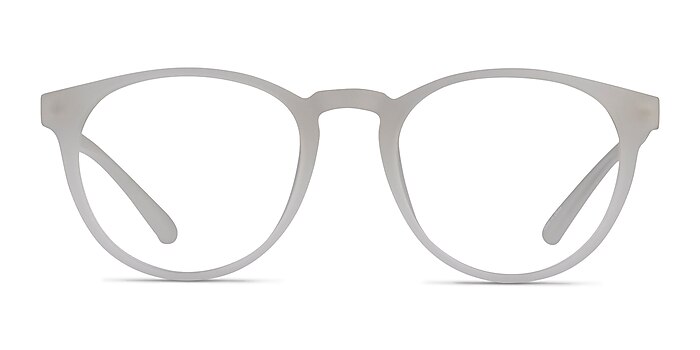 Moonlight Matte Clear Plastic Eyeglass Frames from EyeBuyDirect