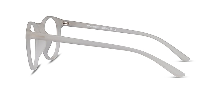 Moonlight Matte Clear Plastic Eyeglass Frames from EyeBuyDirect