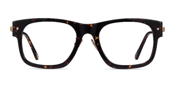 Carlyle Tortoise Gold Acetate Eyeglass Frames from EyeBuyDirect
