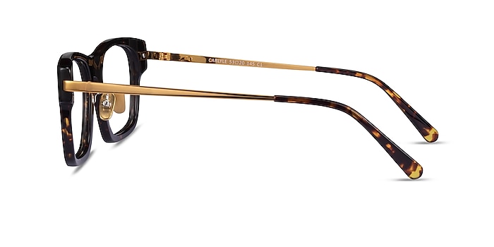 Carlyle Tortoise Gold Acetate Eyeglass Frames from EyeBuyDirect
