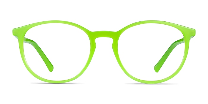 Crescent Vert Plastique Montures de lunettes de vue d'EyeBuyDirect
