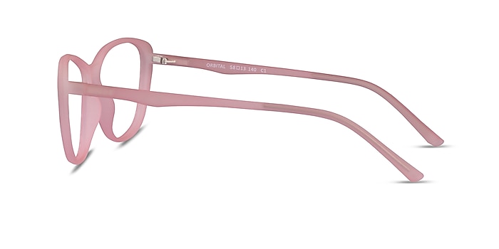 Orbital Matte Pink Plastic Eyeglass Frames from EyeBuyDirect
