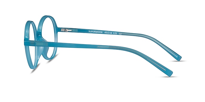Supermoon Teal Plastic Eyeglass Frames from EyeBuyDirect