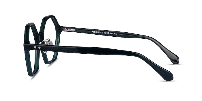 Aldridge Dark Green Acetate Eyeglass Frames from EyeBuyDirect