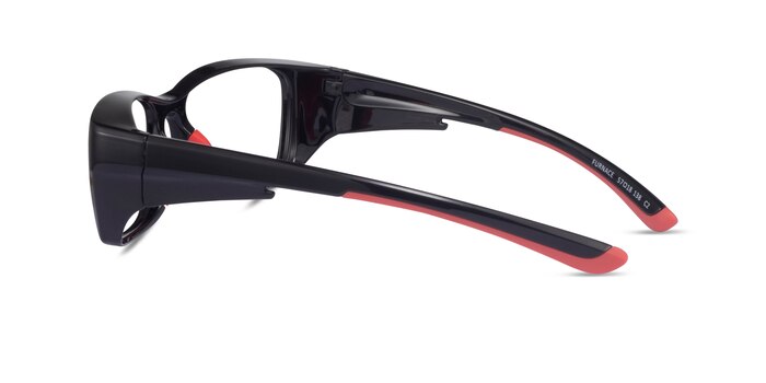 Furnace Black Red Plastique Montures de lunettes de vue d'EyeBuyDirect