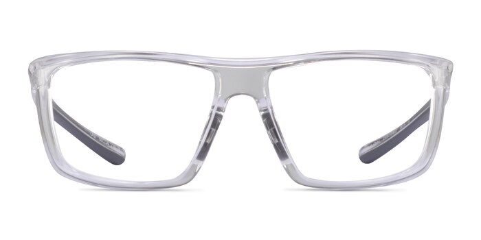 Cast Clear Gray Plastique Montures de lunettes de vue d'EyeBuyDirect