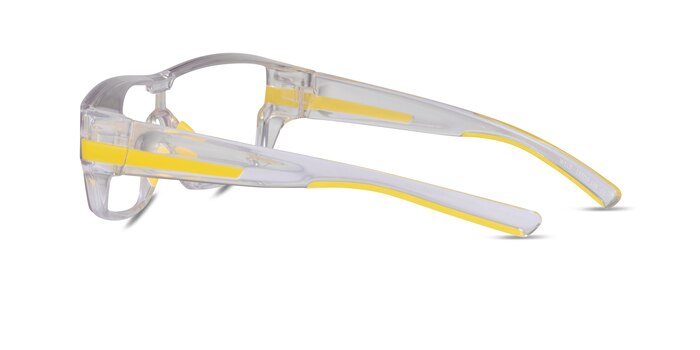 Weld Clear Yellow Plastique Montures de lunettes de vue d'EyeBuyDirect