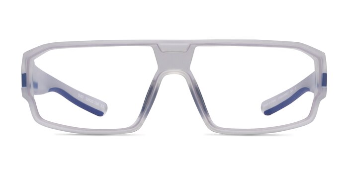 Dust Clear Navy Plastique Montures de lunettes de vue d'EyeBuyDirect