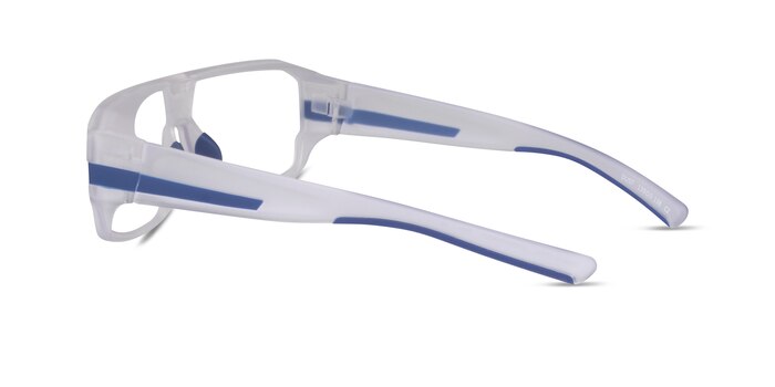 Dust Clear Navy Plastique Montures de lunettes de vue d'EyeBuyDirect