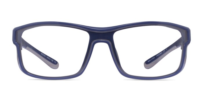 Molten Navy Gray Plastique Montures de lunettes de vue d'EyeBuyDirect