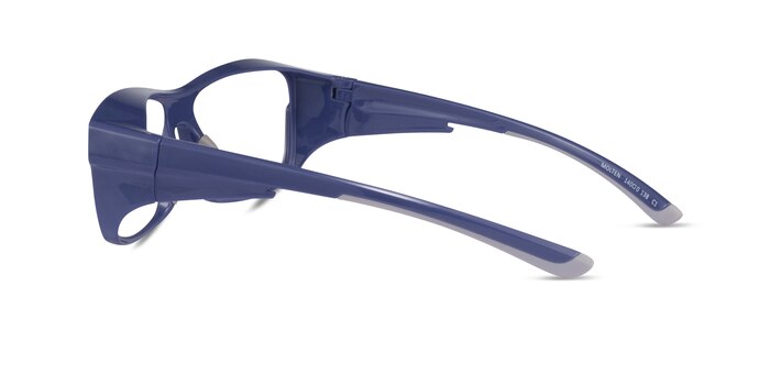Molten Navy Gray Plastic Eyeglass Frames from EyeBuyDirect
