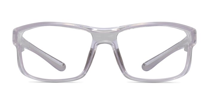 Molten Clear Gray Plastique Montures de lunettes de vue d'EyeBuyDirect