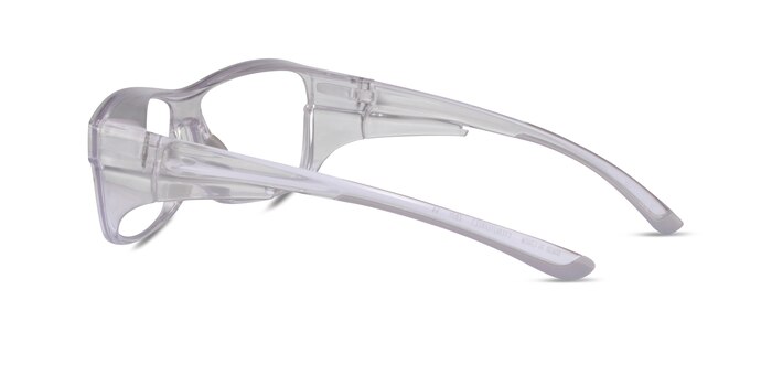 Molten Clear Gray Plastique Montures de lunettes de vue d'EyeBuyDirect