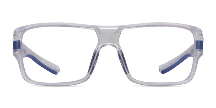 Flash Clear Blue Plastique Montures de lunettes de vue d'EyeBuyDirect