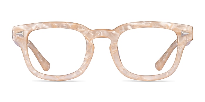 Aglow Champagne Acetate Eyeglass Frames from EyeBuyDirect